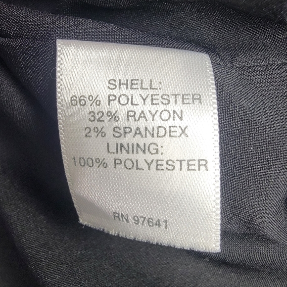 J. Jill Black Cream Windowpane Print Fill Zip Front Jacket Lined Size Small - Picture 8 of 13